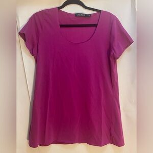 Lauren Ralph Lauren Woman’s Pink Top Blouse Size Large